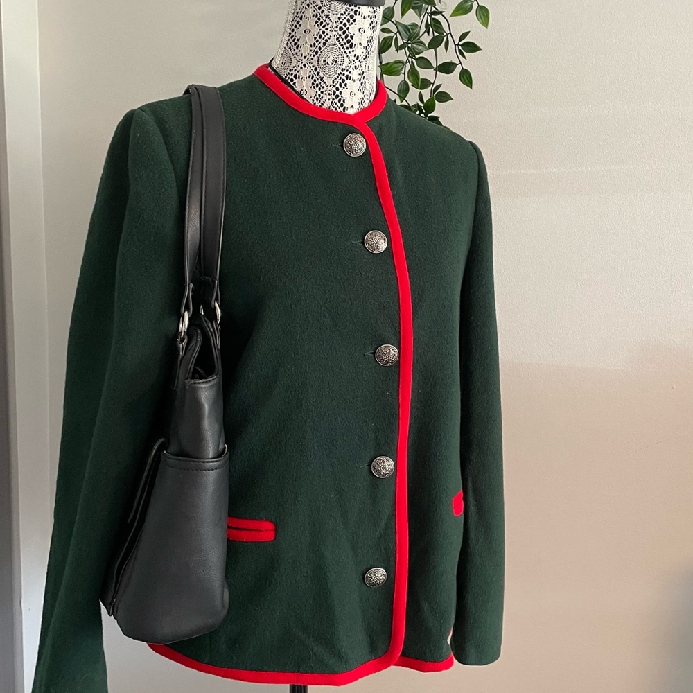 Vintage New England Mackintosh 100% Wool Made in USA Jacket